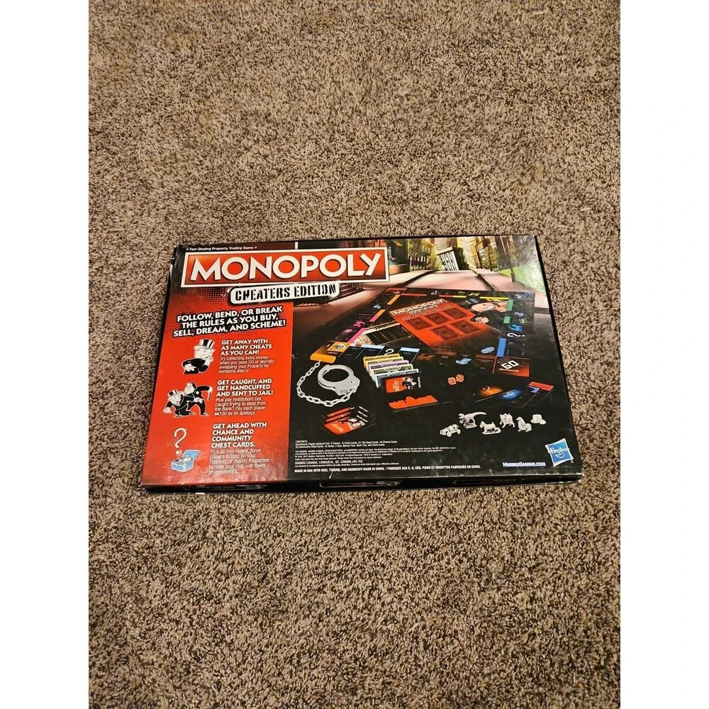 Hasbro Monopoly Game: Cheaters Edition Board Game
